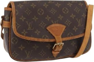 Louis Vuitton Pre-owned Cross Body Bags, female, Brown, Size: ONE SIZE Pre-owned Sologne Shoulder Bag