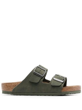 Birkenstock side buckle-fastening sandals - Green
