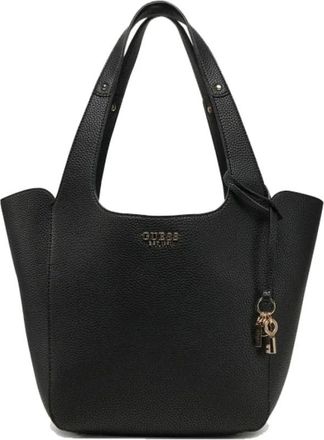 Guess Tote Bags, female, Black, Size: ONE SIZE Helina Tote Bag