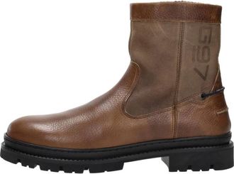 Gaastra Bering HGH Zip TMB M - Heren - Enkellaarsjes - Bruin - 41 EU - Leer - Schoenen