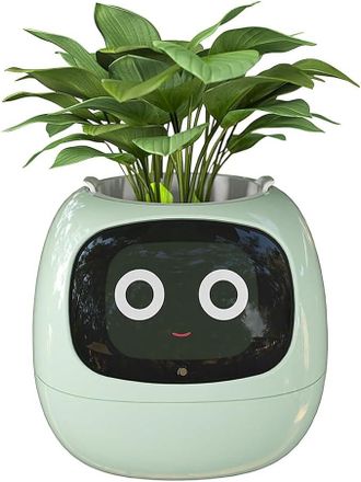 OEM Macetas Inteligentes, Maceta Inteligente Para Plantas De Interior, Con 49 Expresiones Enriquecidas, 7 Sensores Inteligentes, Chips De Inteligencia Art