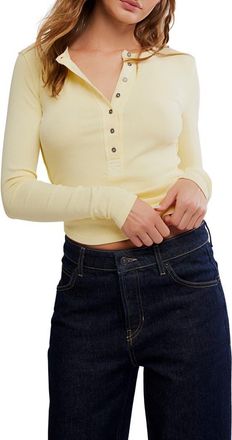 Free People Jamie Henley Top in Perfect Flan at Nordstrom, Size Medium Regular