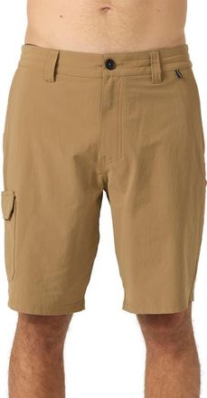 O'Neill TRVLR Hybrid Cargo Shorts in Dark Khaki at Nordstrom, Size 38