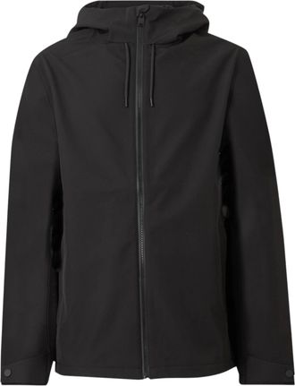 Rains Black Suva Softshell Polyester Jacket