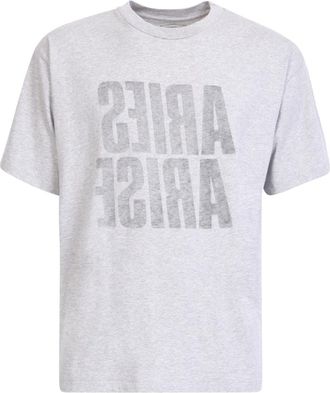 Aries Dont Be a... Inside Out Tee - Heren - T-shirts - Grijs - S - Katoen - Tops