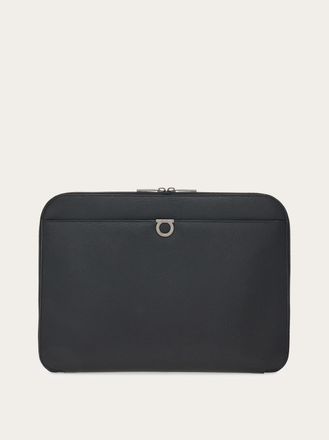 Ferragamo Men Gancini document holder Black