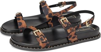 Kenneth Cole Drinity Womens Wedge Shoes Leopard Fabric : 9.5 M, Leather/Rubber