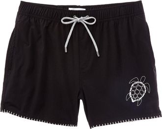 Vintage Summer Swimwear Vintage Summer Embroidered Swim Short