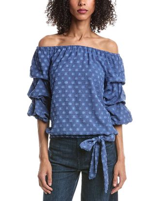 Vince Camuto Off The Shoulder Bubble Sleeve Top