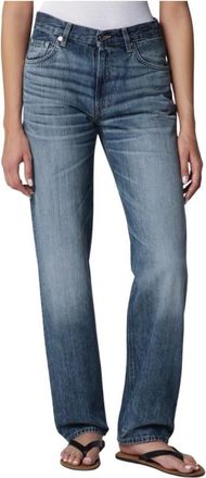 Haikure Lisa Jeans - Dames - Regular Fit Jeans - Blauw - W26 - Katoen - Jeans