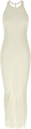 Rick Owens Beige Ribbed dress