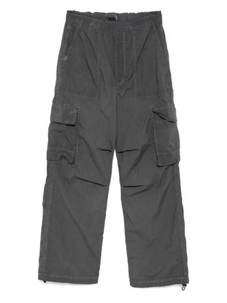 Izzue logo-patch cargo pants - Grey