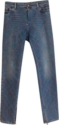 Chanel Contrast Stitch Denim Jeans Size 30/76