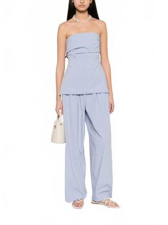 St.Agni Everyday Relaxed Pants In Blue