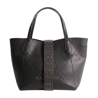 Custo Barcelona Tote Bag - Dames - Tassen - Zwart - Maat: ONE Size Leer