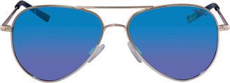 Polaroid Polarized Blue Pilot Unisex Sunglasses PLD 6012/N 0J5G/JY 56