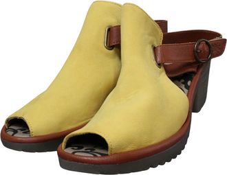 FLY London Womens Wena Sandal In Burnt Yellow
