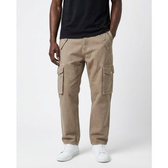 Balmain MenS Cotton Loose Cargo Pants Nwt, Size 32