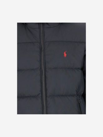 Polo Ralph Lauren Boys Down Jacket Black Polyester