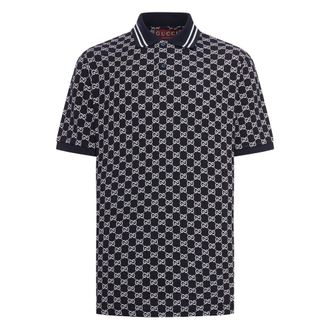 Gucci GG-pattern Coton Polo Shirt