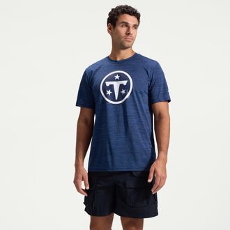 Nike Tennessee Titans Rivalries Collection Sideline Velocity Nike Mens Dri-FIT NFL T-Shirt in Blue | 02ER41S9V-B3C