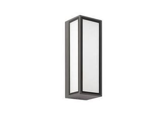 Netlighting Pivot Outdoor LED Box Wall Lamp Dark Grey 9W IP65