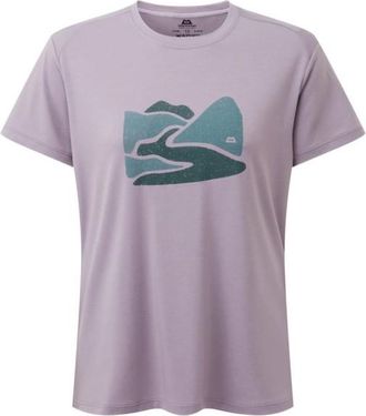 Mountain Equipment Headpoint Graphic Tee Funktionsshirt f&uuml;r Damen | lila