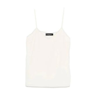 Fabiana Filippi Camisola con cuello en V - Tops - Mujer - Blanco - M