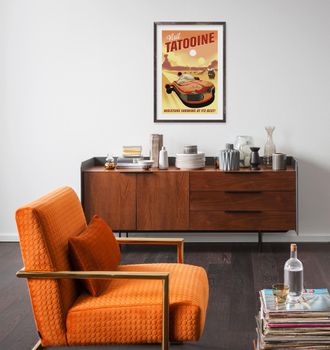 Komar Wandbild »Star Wars Visit Tatooine!« Disney Set, 1 Stk. tlg. 50 x 70 cm (Breite x Höhe) - Kinderzimmer, Dekoration