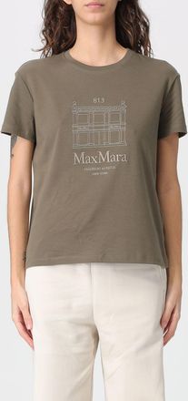 Max Mara T-shirts in cotone con logo s Max Mara