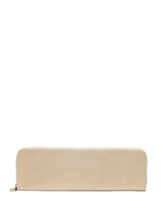 Maison Margiela 2005-2024 XL Leather Long Slim clutch bag - Brown