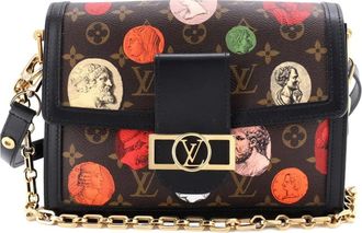 Louis Vuitton Dauphine Limited Edition Fornasetti Cameo Monogram Canvas MM shoulder bag - Zwart