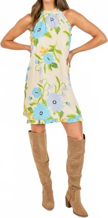 Sadie & Sage Fresh Cut Mini Dress In Cream Multi