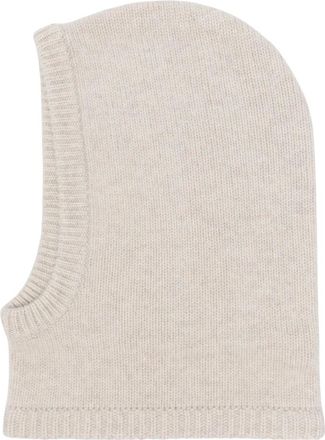 Lisa Yang Gorro de cachemira con ribete acanalado y abertura - Accessories - Mujer - Gris - ONE SIZE