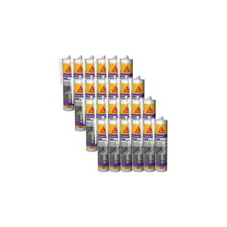Sika Sika - Paquete De 24 Masillas De Silicona Seal 109 Carpinter&iacute;a - Pvc Blanco - 300ml
