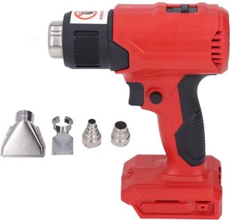 OEM Pistola De Aire Caliente Port&aacute;til Con Bater&iacute;a De Litio Recargable Para Cocinar Con Film Termoencogible (roja)