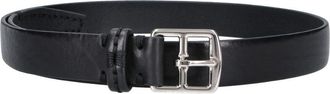J & M Davidson Black Harness Calf Leather Belt