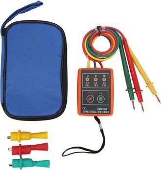 OEM Comprobador Digital De Rotaci&oacute;n De Fase Sm852b, Port&aacute;til Para Corriente Trif&aacute;sica, Amplio Rango De Ca De 60 A 600 V, Ideal Para Pruebas El&eacute;ctricas