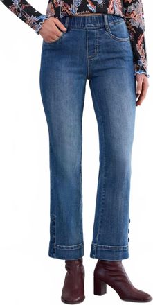 FDJ Pull-On Boot Ankle Denim Jean In Dark Vintage