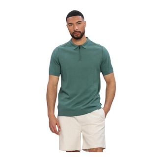 Saint Steve Saint Steve - Heren Polos T-shirts Joachim - Heren - Tops - Groen - Maat: M