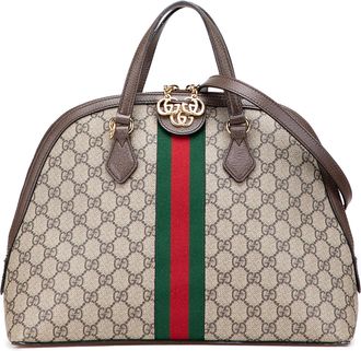 Gucci Womens Ophidia Dome Signature Gg Supreme - Tan Textile - One Size