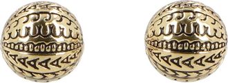 Marc Jacobs The Monogram Stud Earrings - Dames - Oorbellen - Geel - ONE Size - Accessoires