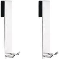 OEM Ganchos De Ducha De Acero Inoxidable De 2 Piezas, Ganchos Para Puerta De Ducha, Ganchos Para Puerta De Ducha De Cristal, No Requieren Perforaci&oacute;n, Par