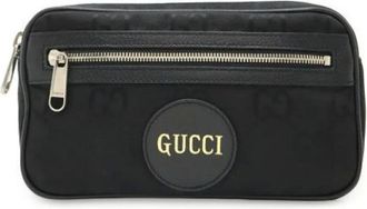 Gucci Pre-owned Belt Bags, female, Black, Size: ONE SIZE Pre-owned Nylon Belt Bag