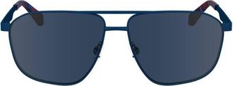Calvin Klein Blue Pilot Mens Sunglasses CKJ24202S 400 59