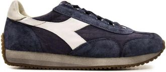 Diadora Equipe Canvas SW Evo - Heren - Sneakers - Blauw - 46 EU - Leer - Schoenen