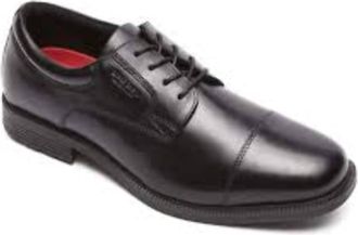 Rockport Mens Essential Cap Toe Shoe In Black