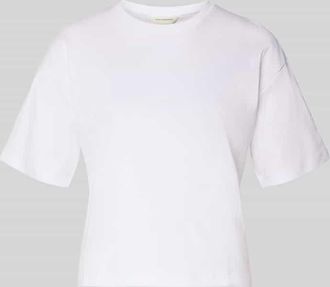Moss Copenhagen T-Shirt mit Rundhalsausschnitt Modell Moa Melea in Weiss, Gr&ouml;&szlig;e XS/S