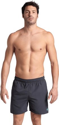 Arena Badehose ARENA, Herren, Gr. XXL, N-Gr, grau (asphalt, wate), Obermaterial: 100% Polyester, Badehosen Badehose