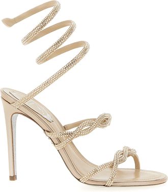 Rene Caovilla Braid Cleo Sandali Beige-Donna